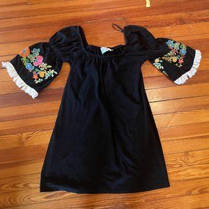 70s Style Little Black Dress
